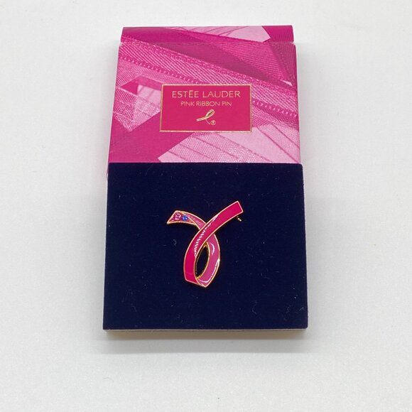 Estée Lauder Pink Ribbon Pin, Limited-Edition Collectible - Picture 1 of 3